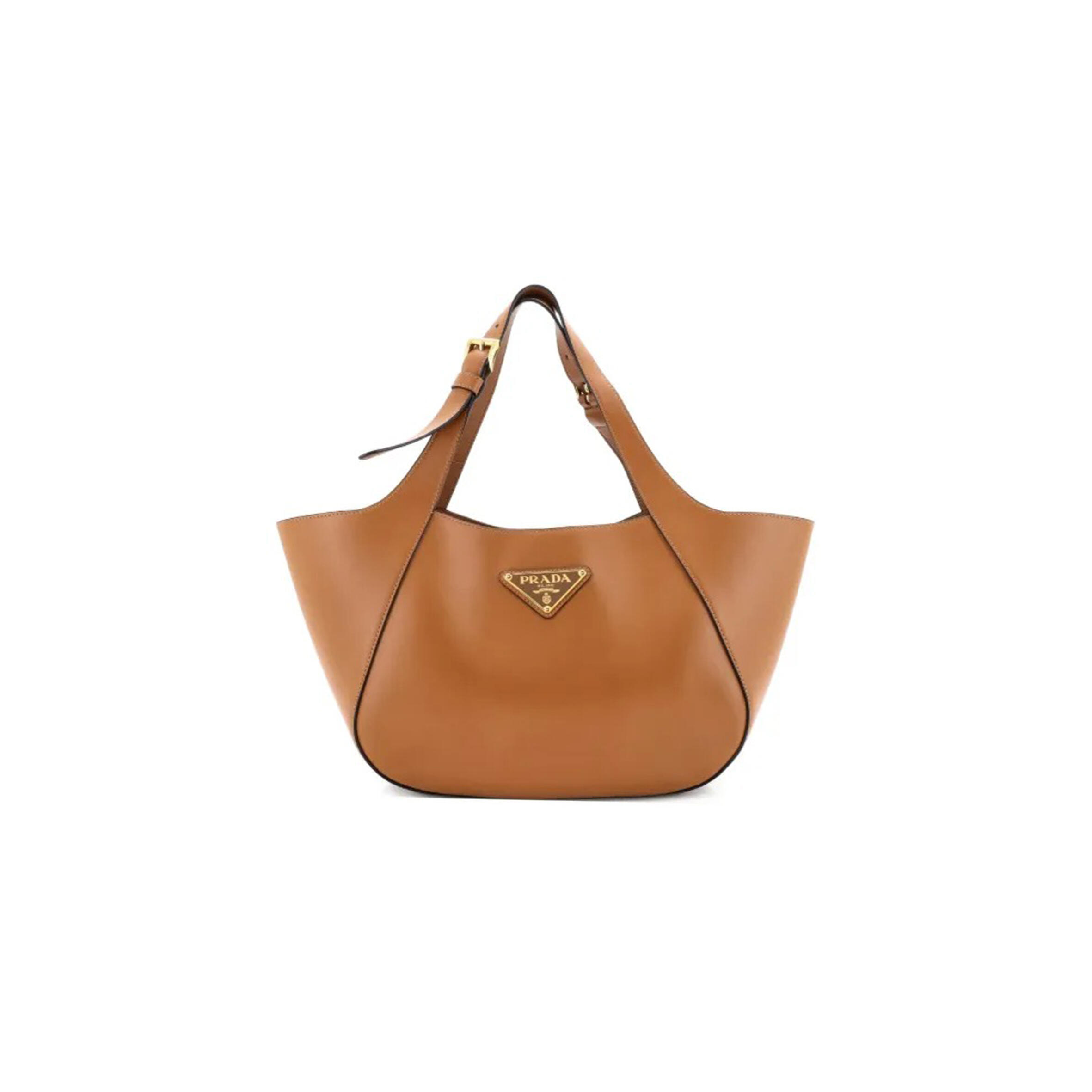 PRADA MEDIUM LEATHER TOTE HANDBAG CALFSKIN LEATHER 1BG483 (28*20*7cm)